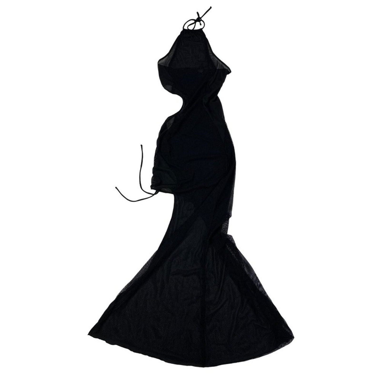 Lips  Honey  Symone Dress In Black
